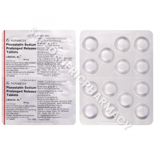 Lescol XL 80mg Tablet